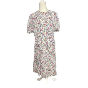 Vintage Ms. Basia Floral Garden Party 2-Piece Set 14